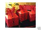 CHINESE WEDDING GIFT FAVOR LOVE DIY RED BOX LOT 20 PCS
