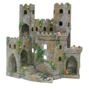  Mini Medieval Castle of England Aquarium Ornament Pet 