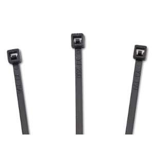  4 18 lb. Black UV Stabilized Nylon Cable Ties