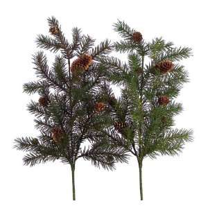 Club Pack of 12 Christmas Greens Angel Pine Cone Decorative Holiday 