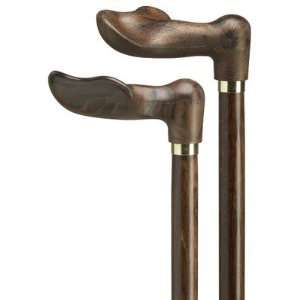  Harvy 9720600 Unisex Wood Tone Palm Grip Handle Right Cane 