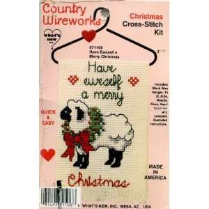  Have Eweself a Merry Christmas Cross Stitch Kit Arts 