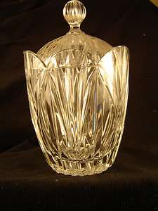 Ice Bucket Crafted Glasswear Authentic Original Mid Century Decor 