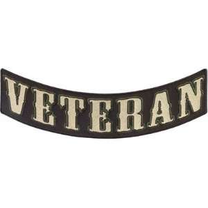   BACK PATCH Embroidered VET MILITARY Biker Vest Patch Everything
