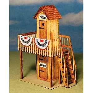  GCLaser HO 2 Story PC Outhouse Kit Toys & Games