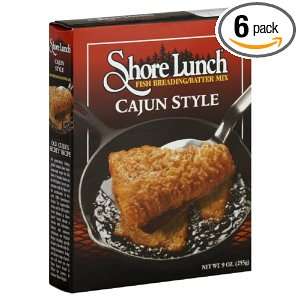 Shore Lunch Cajun Style Breading Mix, 9 Ounce (Pack of 6)  