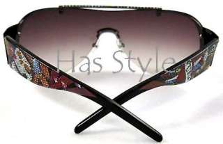 Ed Hardy Sunglasses JAPAN Gunmetal black EHS 003 NIB  