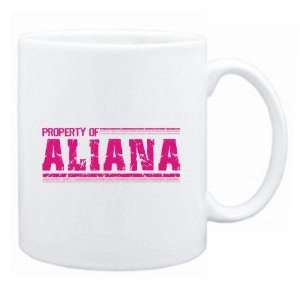 New  Property Of Aliana Retro  Mug Name 
