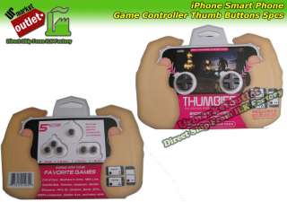 5Pcs Game Thumb Buttons Controller Joystick iphone 4 4S iPad iPod 