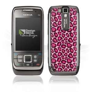 Design Skins for Nokia E66   Pink Leo Design Folie 