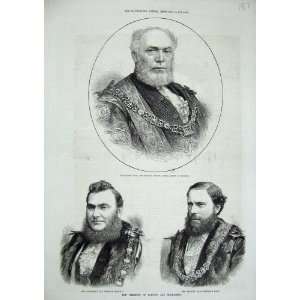   1876 Thomas White Mayor London Hadley Sheriffs London