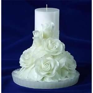  Rose Handcrafted Unity Wedding Candle I