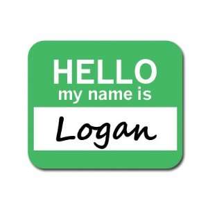  Logan Hello My Name Is Mousepad Mouse Pad