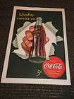   cent Advertising Print Ad Vintage Old 1942 Delicious Refreshing Coke