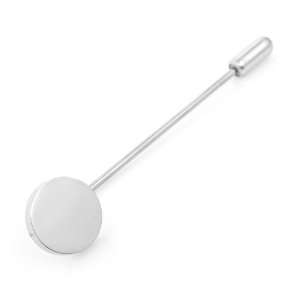  Stainless Steel Engravable Round Infinity Stick Pin CLI OB 309 