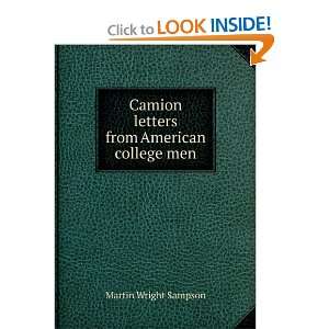   Camion letters from American college men Martin Wright Sampson Books