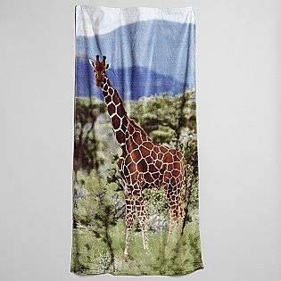 Giraffe Beach Towel  Bed & Bath Bath Essentials Beach Towels 