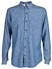 NUDIE JEANS CO   FITTED CHAMBRAY SHIRT