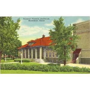 1950s Vintage Postcard   Roosevelt Memorial Auditorium   Mooseheart 