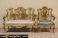   this 1895 era armchair from sweden the original gold leaf finish has