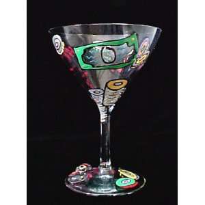  Casino Cards & Chips Design   Hand Painted   Grande Martini 