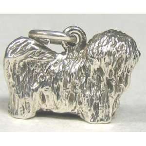  ORB Sterling Silver Dog Charm Lhasa Apso: Everything Else