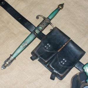Steampunk gun holster compass purse Belt knife Pirate  