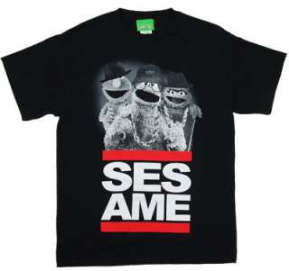 Sesame Run DMC   Sesame Street T shirt  