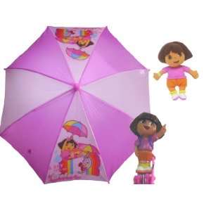    buenos amigos Dora & Boots Umbrella & Plush Doll: Toys & Games