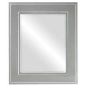  Montreal Rectangle in Silver Spray Mirror and Frame