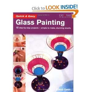    Quick & Easy Glass Painting [Paperback] Cheryl Owen Books
