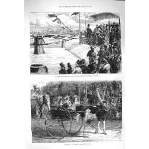  1875 Lord Mayor Thames Steam Ferry Wapping Ostrich