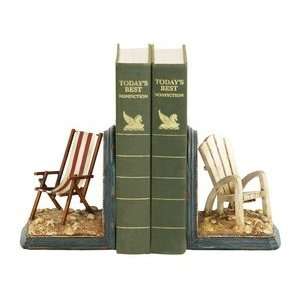   Industries 91 4206 Beach Chair   Decorative Bookend, Detailed Finish