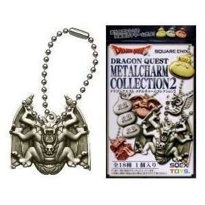  Dragon Quest Slime Stack Silver Metal Charm Keychain: Toys 