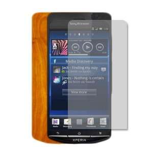   Light Wood Film Shield & Screen Protector for Sony Ericsson Xperia Duo