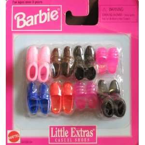  Barbie Little Extras CASUAL SHOES & Boots (1997 Arcotoys 