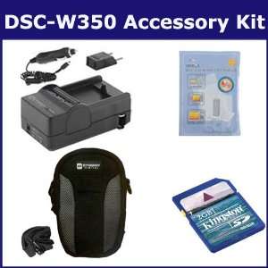  Sony DSC W350 Digital Camera Accessory Kit includes 
