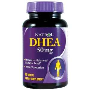  Natrol Brain, Vitality & Anti Aging DHEA 50 mg 60 tablets 