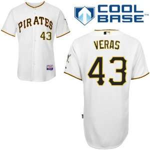 Jose Veras Pittsburgh Pirates Authentic Home Cool Base 