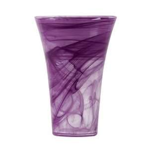  Shiraleah Plum Tall Anya Polished Alabaster Vase: Home 