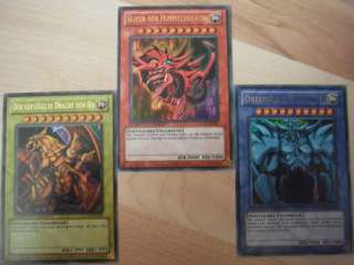 Yugioh ! 3 GÖTTERKARTEN   ULTRA RARE  WIE NEU   in Sachsen   Bautzen 