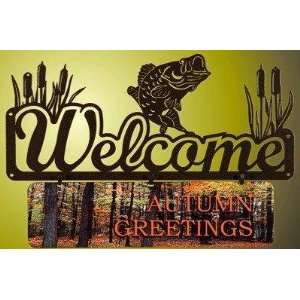  Welcome Sign Bass   Black 2 Seasonal Panels by Next 