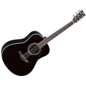  Yamaha LLX16 Handcrafted Acoustic Electric Guitar Black 