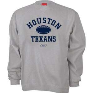  Houston Texans Real Authentic Crewneck Sweatshirt Sports 