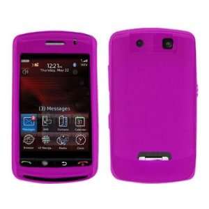  Purple Protective Silicone Skin Case For BlackBerry Storm 