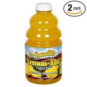 Dr. Smoothie Original Blend Smoothie, Lemon ADE, 46 Ounce Bottle (Pack 