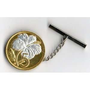   Cook Islands 5 cent Silver Hibiscus (penny size): Everything Else