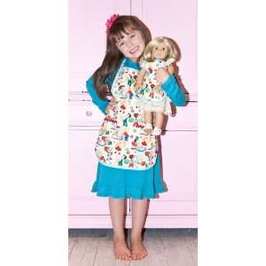  Girl & Doll Retro Candy Kids Aprons: Kitchen & Dining