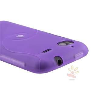   4G TPU Case , Frost Purple S Shape Cell Phones & Accessories