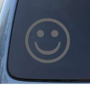 SMILE   Happy Face   Car, Truck, Notebook, Vinyl Decal Sticker #1030 